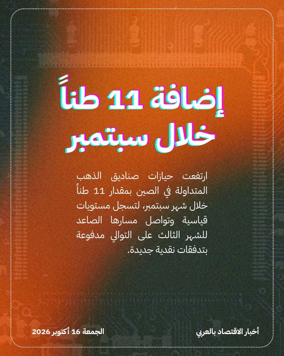 حيازات صناديق الذهب في الصين تسجل مستويات قياسية — الشريحة 2